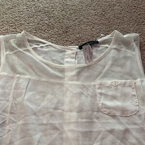Ambience women’s white blouse M NWT